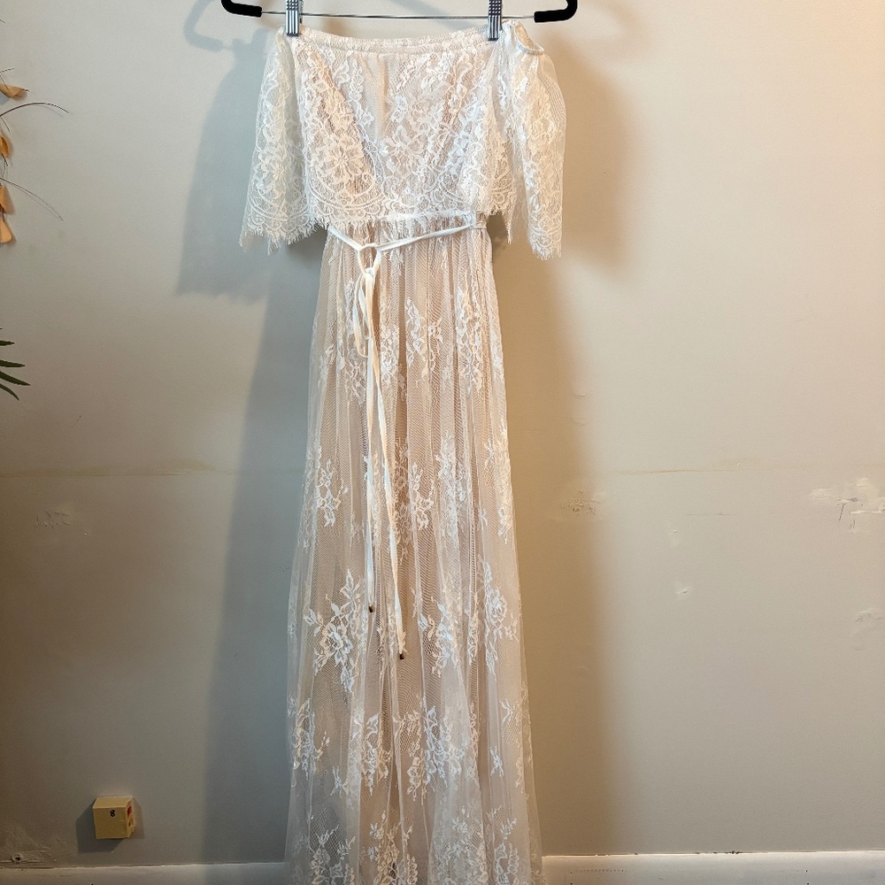 Long lacy dress
